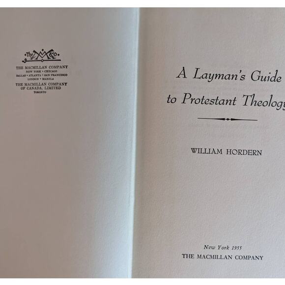Vintage A Laymans Guide To Protestant Theology 1955 By William Hordern Christian - Picture 13 of 16